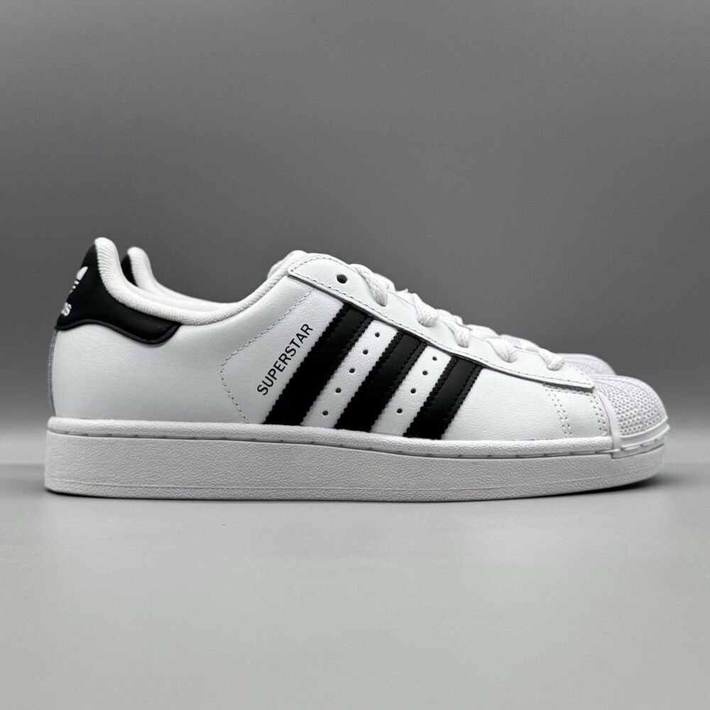 ADIDAS BIG KIDS SUPERSTAR II J WHITE/BLACK/WHITE JH9976 SIZE 5 CASUAL SNEAKERS